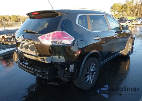 2016 Nissan Rogue Sl из США, поврежденный, VIN 5N1AT2MV9GC811183